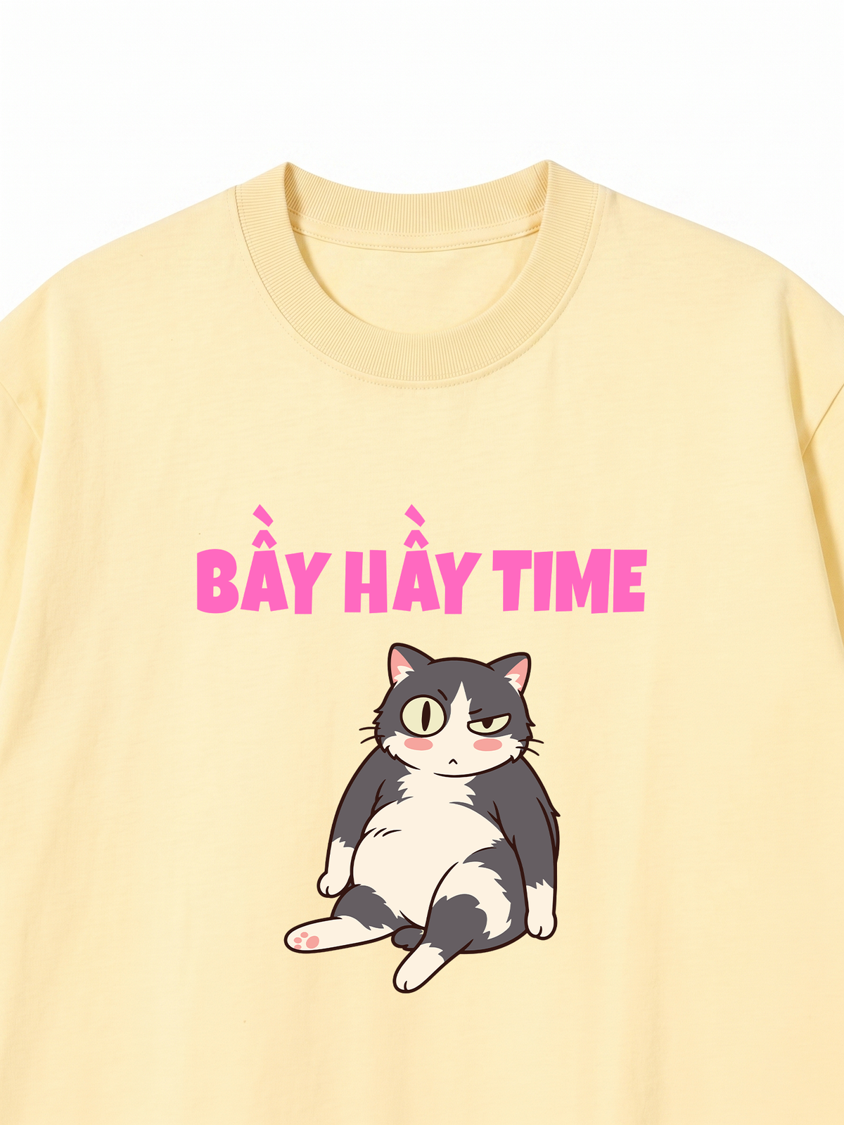 Áo Thun Relaxed Fit Bầy Hầy Time