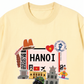 Áo Thun Relaxed Fit Du Lịch Hà Nội