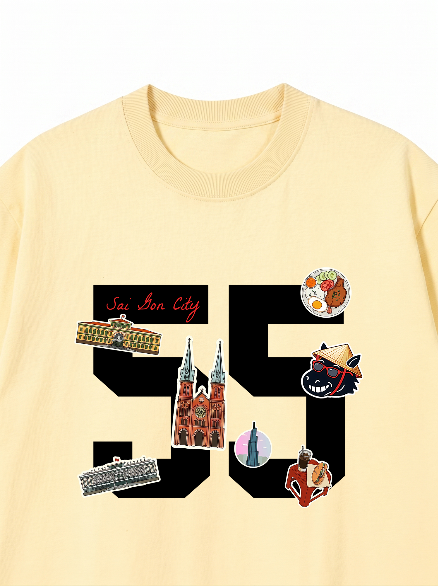 Áo Thun Relaxed Fit Sài Gòn 55