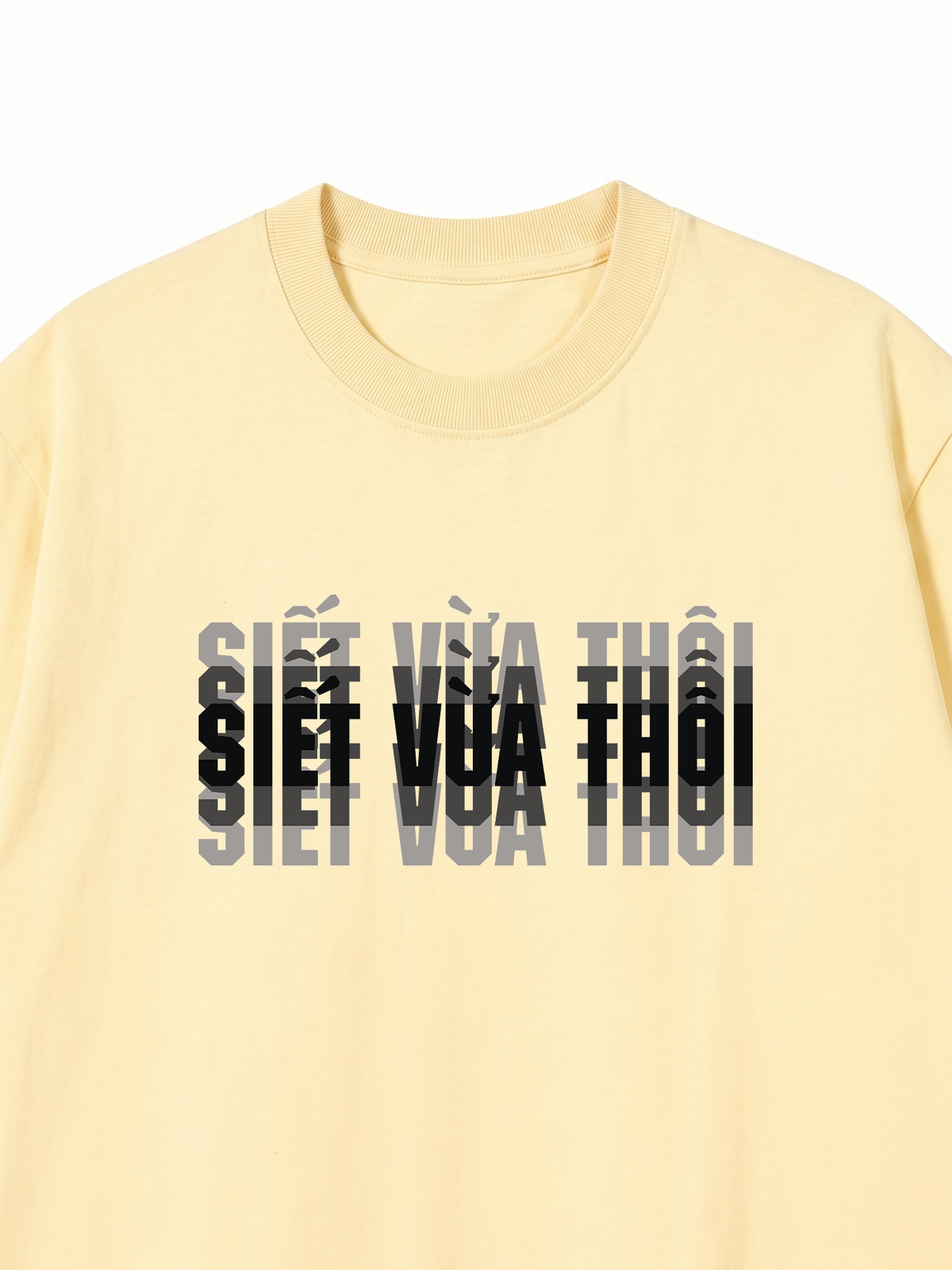 Áo Thun Relaxed Fit Siết Vừa Thôi