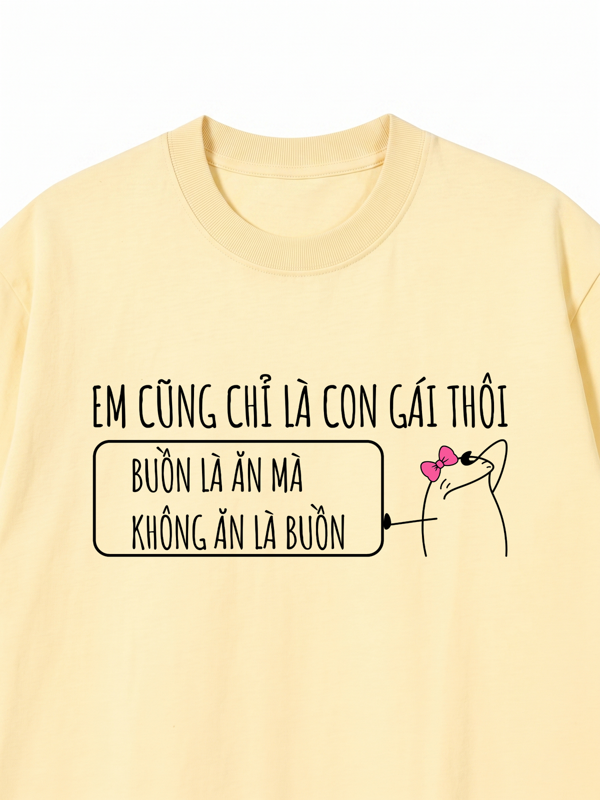 Áo Thun Relaxed Fit Em Cũng Là Con Gái Thôi