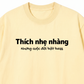 Áo Thun Relaxed Fit Thích Nhẹ Nhàng