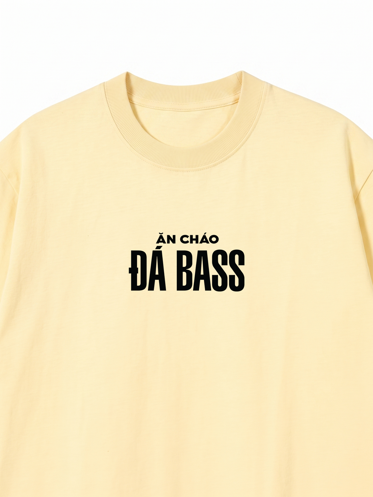 Áo Thun Relaxed Fit Ăn Cháo Đá Bass