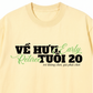 Áo Thun Relaxed Fit Về Hưu Tuổi 20