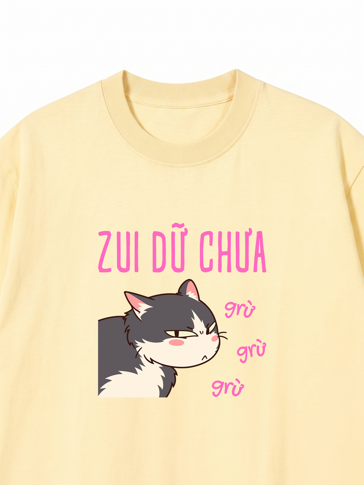 Áo Thun Relaxed Fit Zui Dữ Chưa