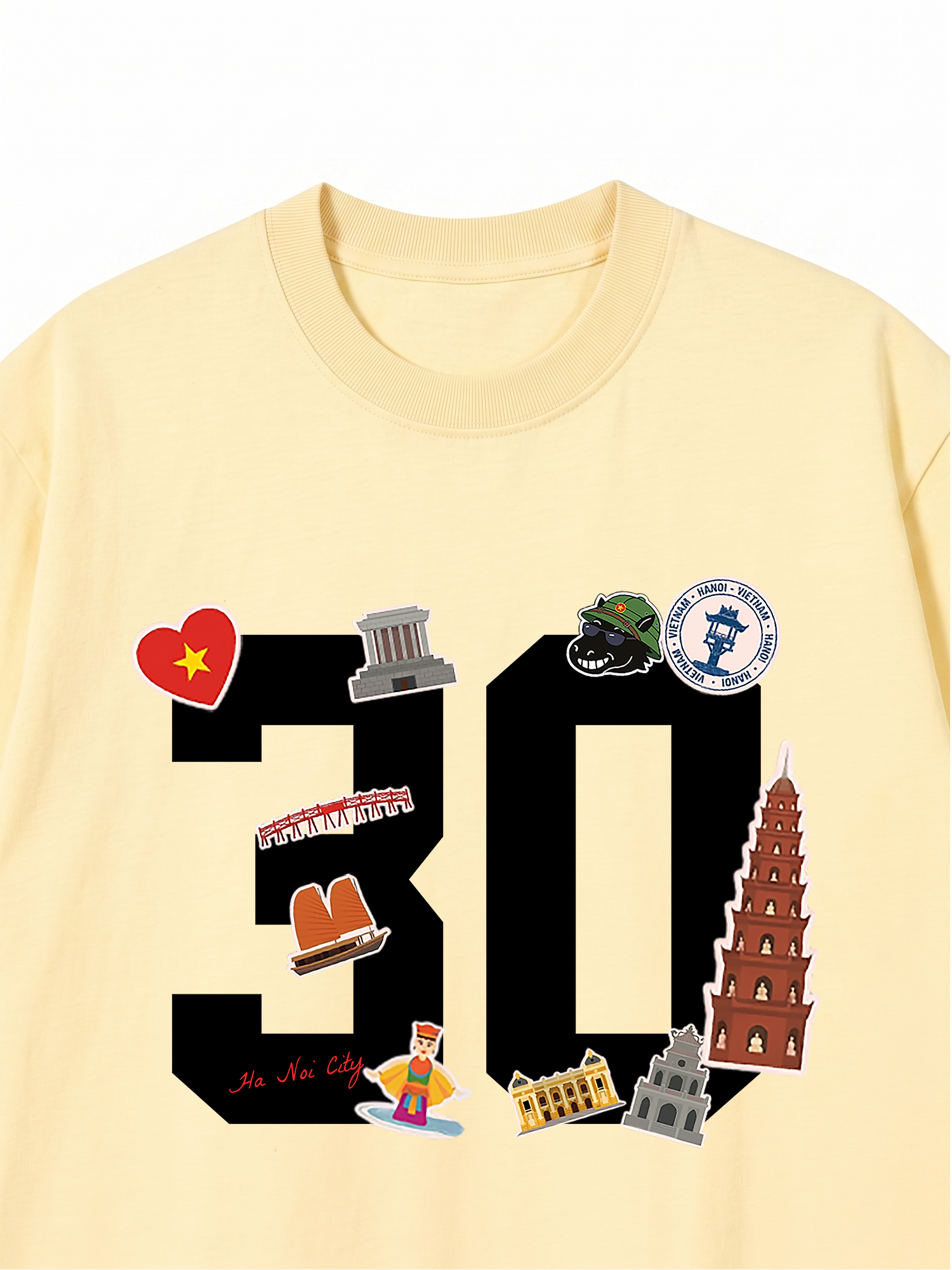 Áo Thun Relaxed Fit Hà Nội 30