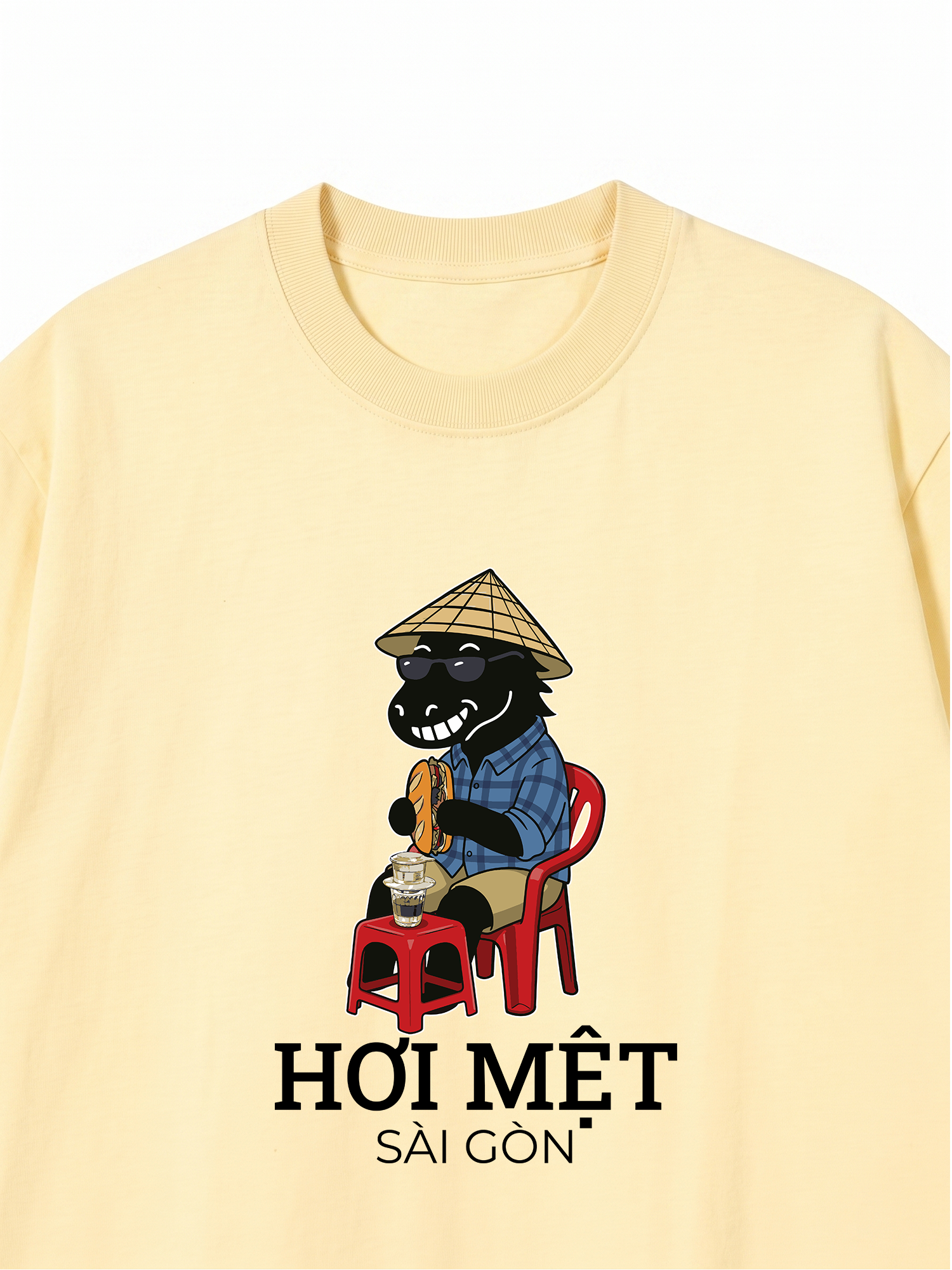 Áo Thun Relaxed Fit Sài Gòn Hơi Mệt