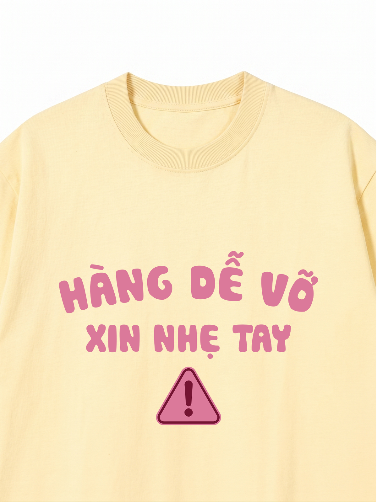 Áo Thun Relaxed Fit Cẩn Thận Vỡ