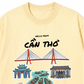 Áo Thun Relaxed Fit Hello From Cần Thơ