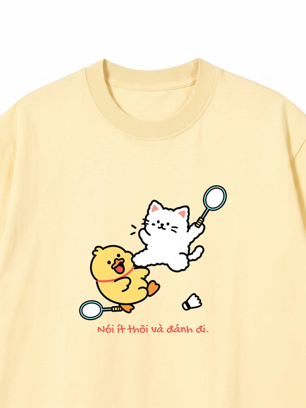 Áo Thun Relaxed Fit Nói Ít Đánh Đi