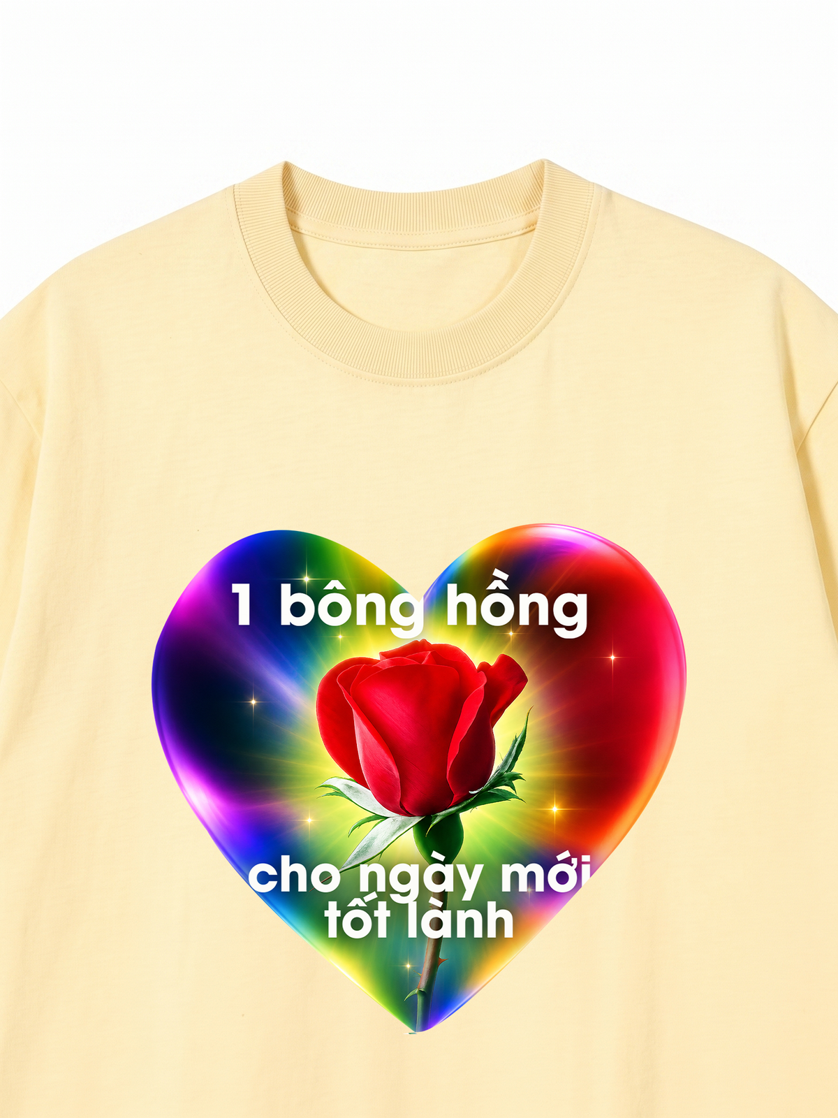 Áo Thun Relaxed Fit Ngày Mới Tốt Lành