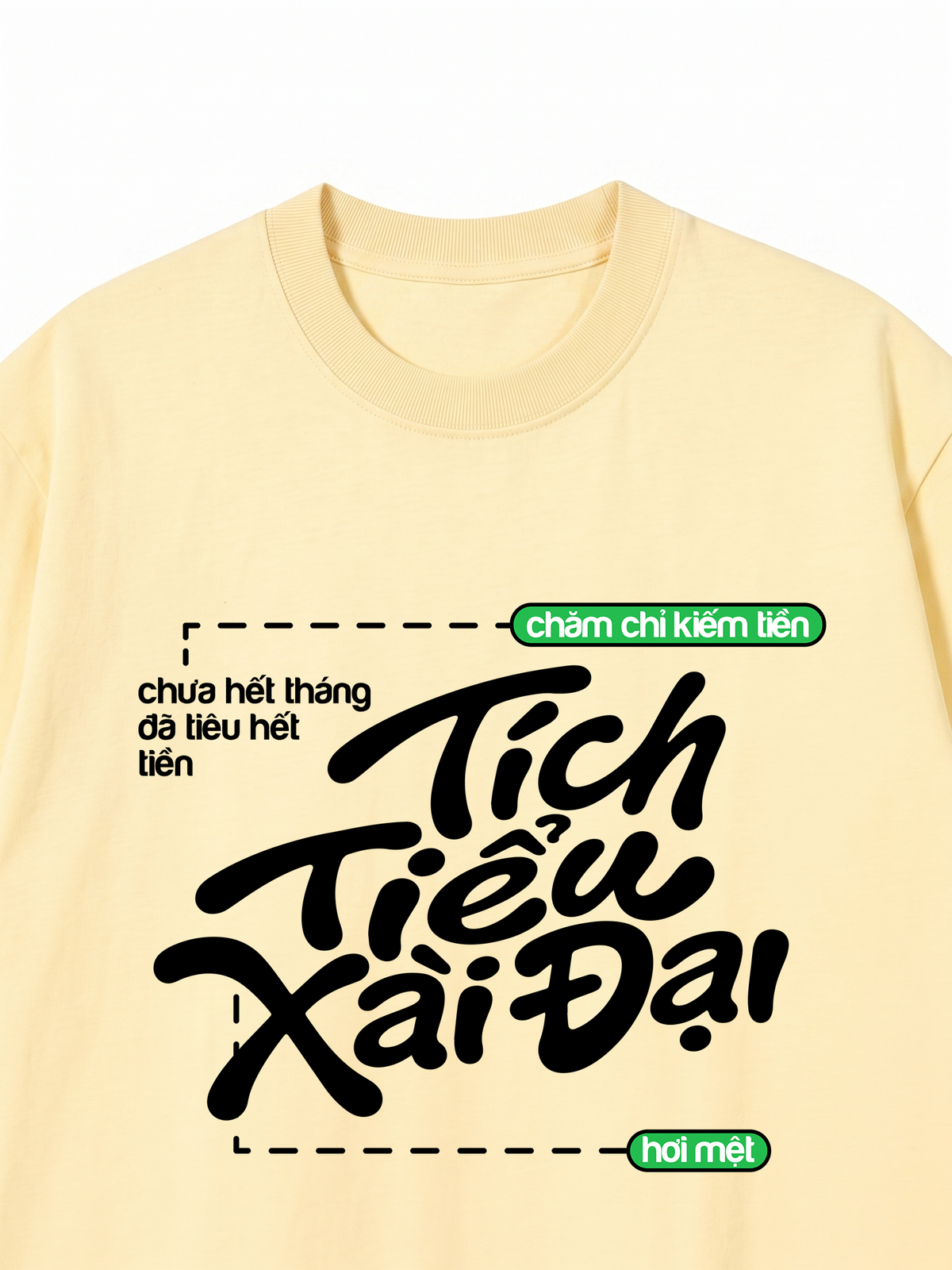 Áo Thun Relaxed Fit Tích Tiểu Xài Đại