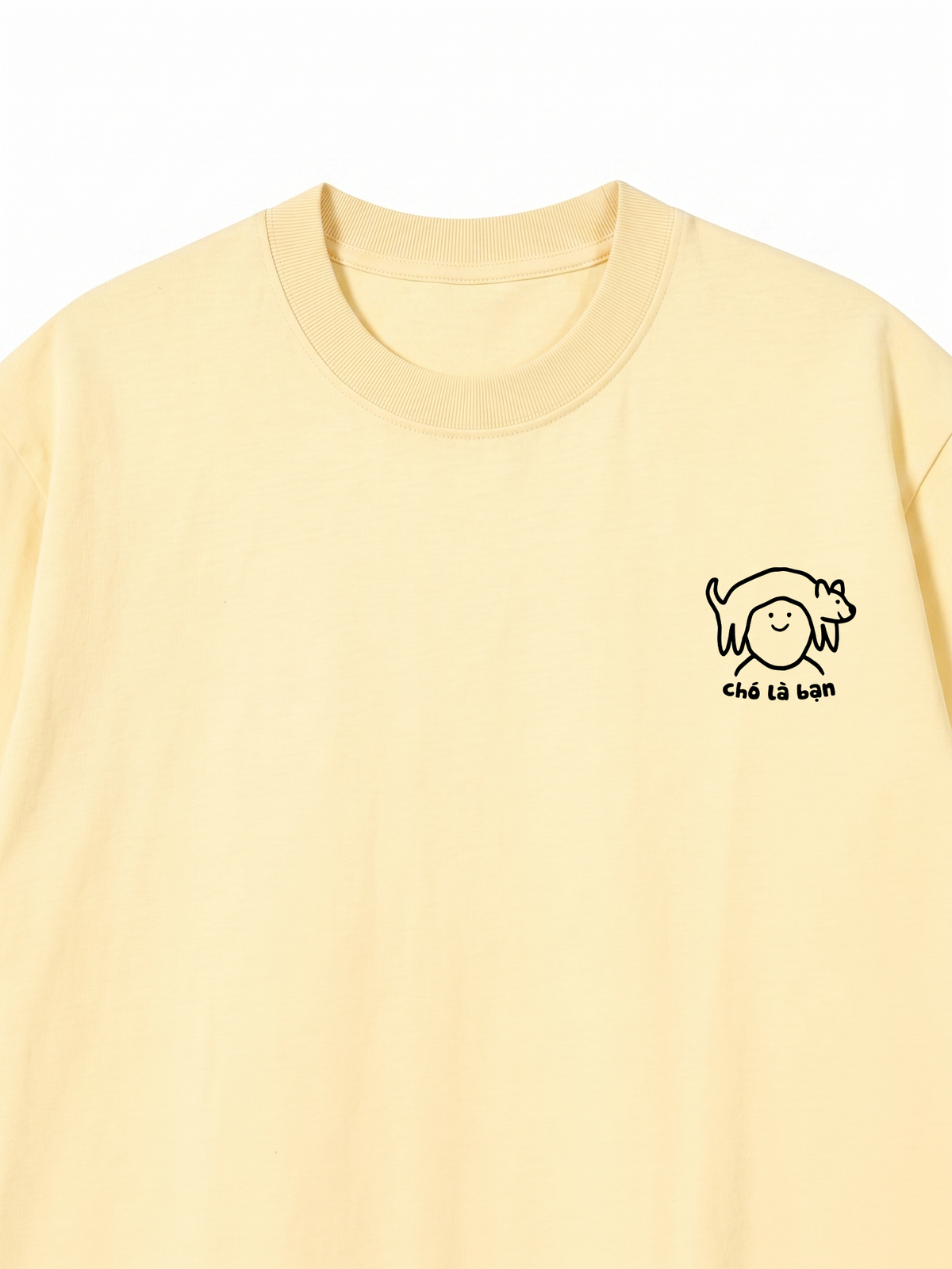 Áo Thun Relaxed Fit Chó Là Bạn