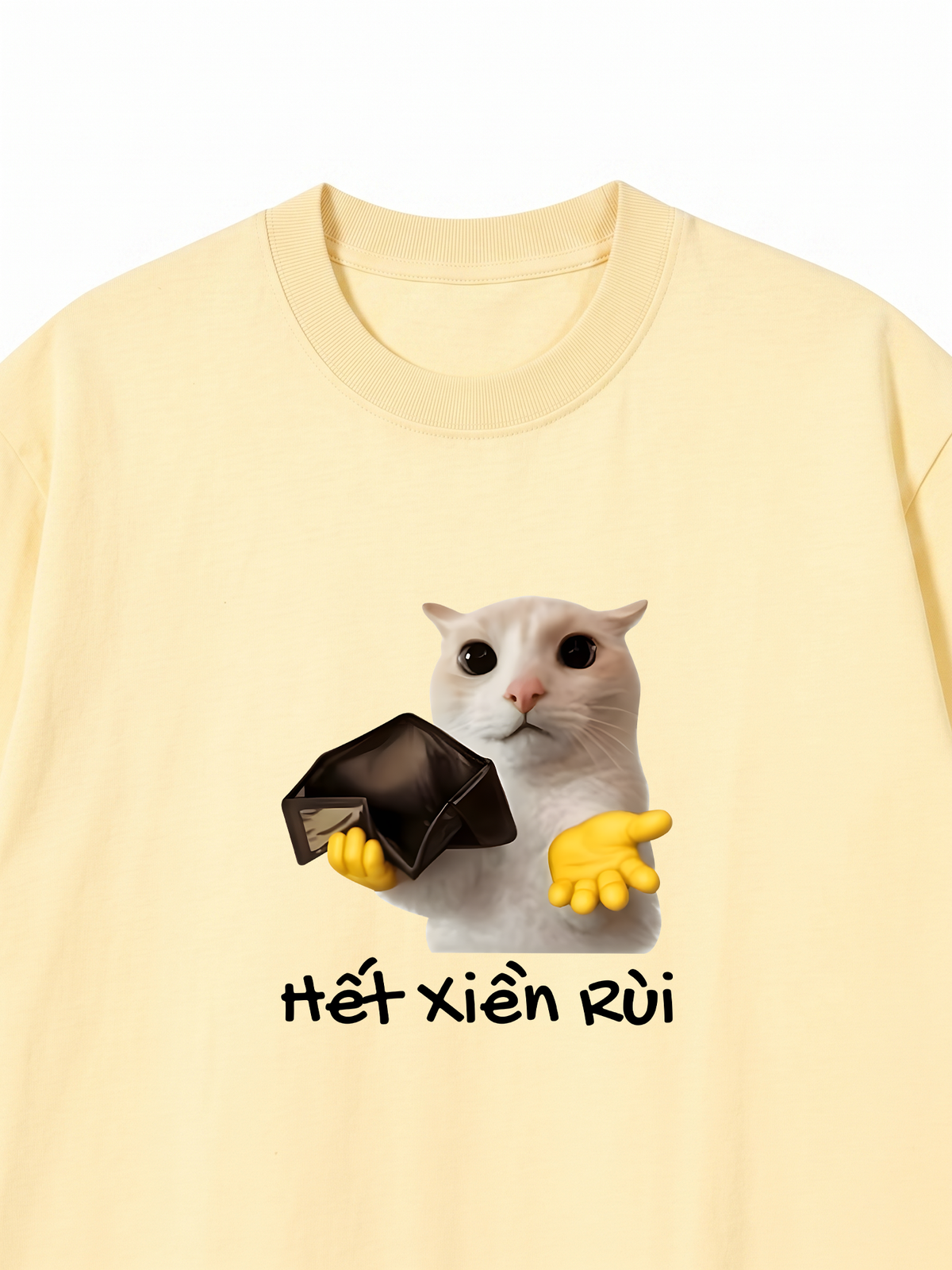 Áo Thun Relaxed Fit Hết Xiền Rùi