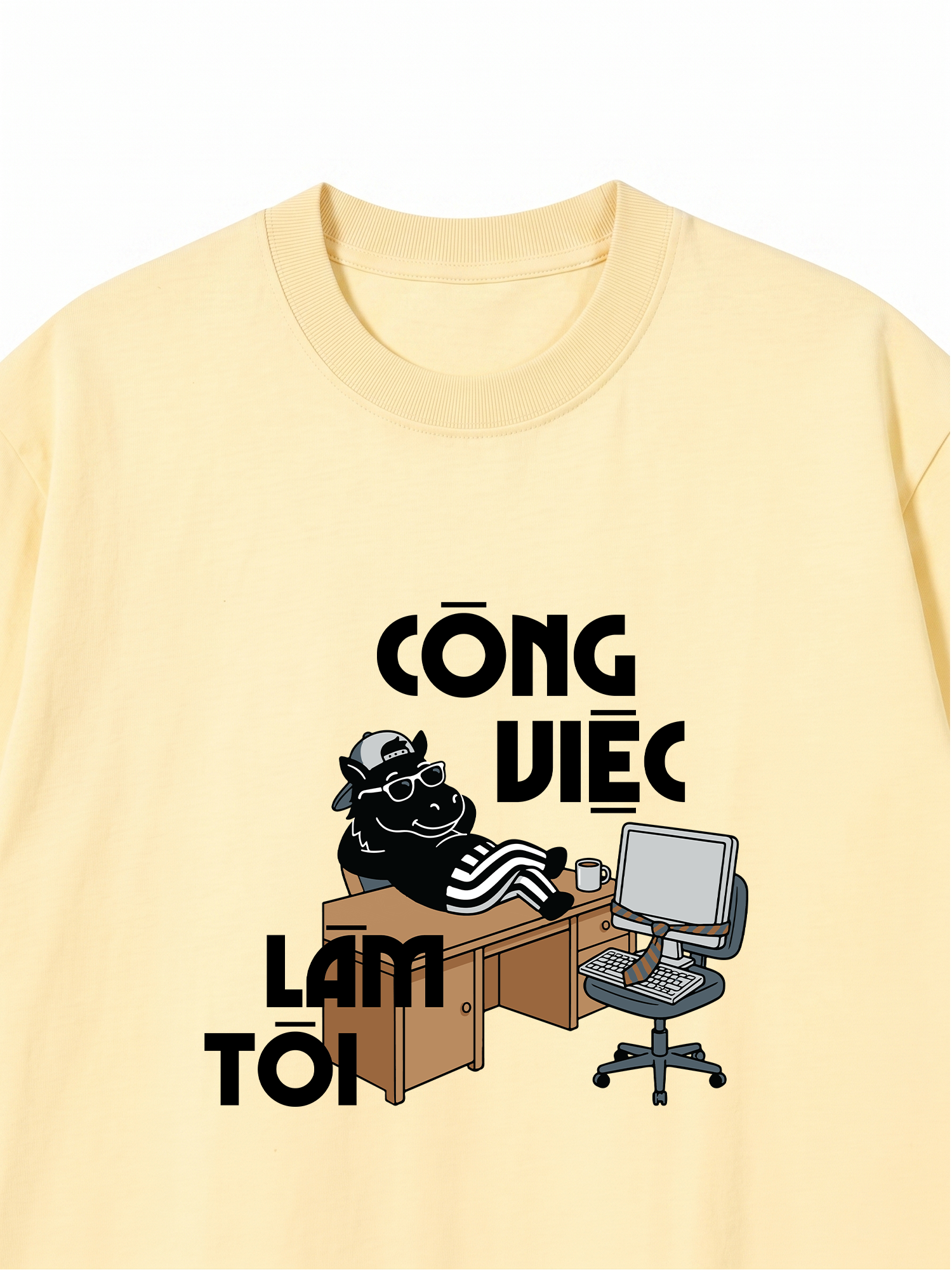 Áo Thun Relaxed Fit Công Việc Làm Tôi