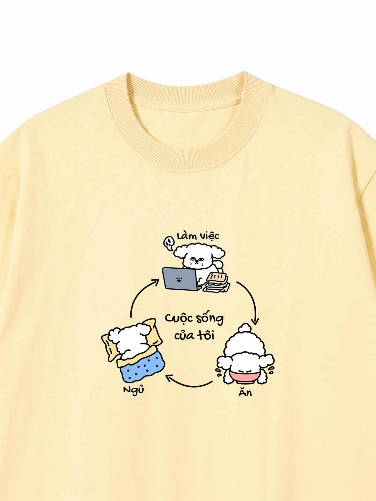 Áo Thun Relaxed Fit Cuộc Sống Của Tôi