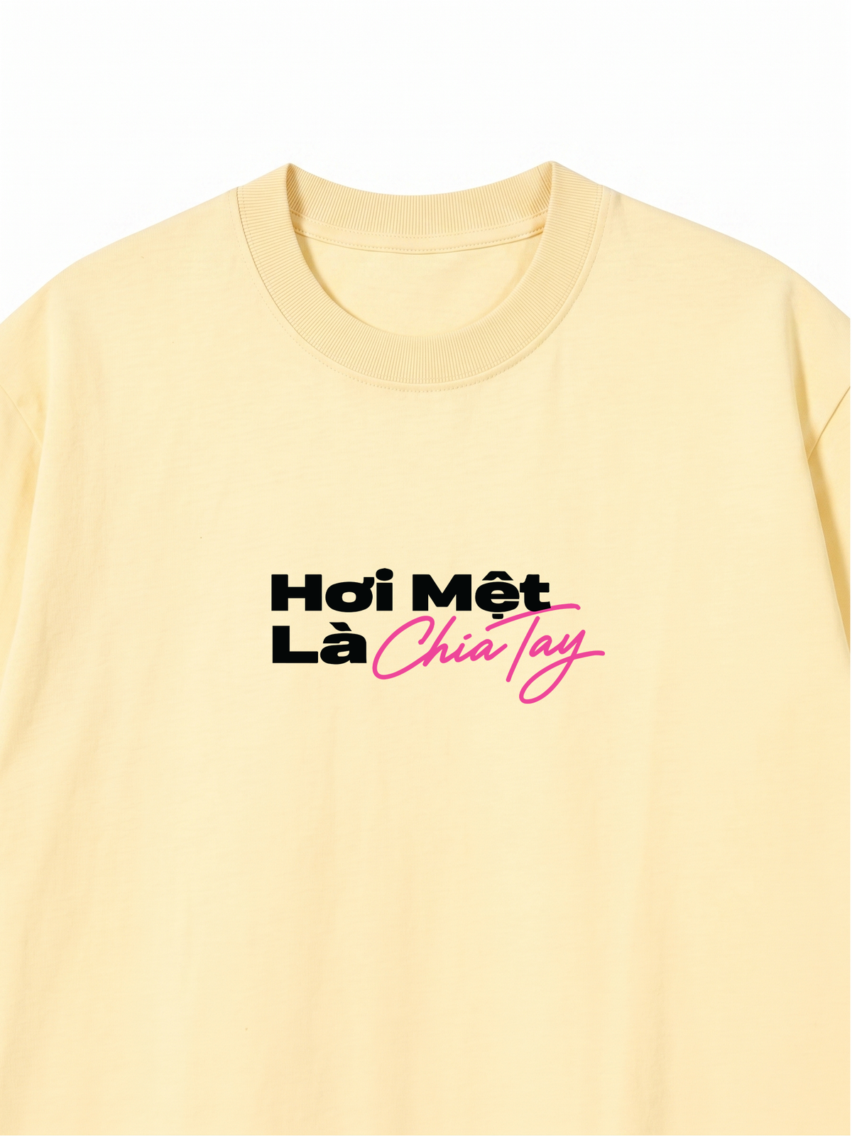 Áo Thun Relaxed Fit Hơi Mệt Là Chia Tay