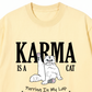 Áo Thun Relaxed Fit Karma Is A Cat