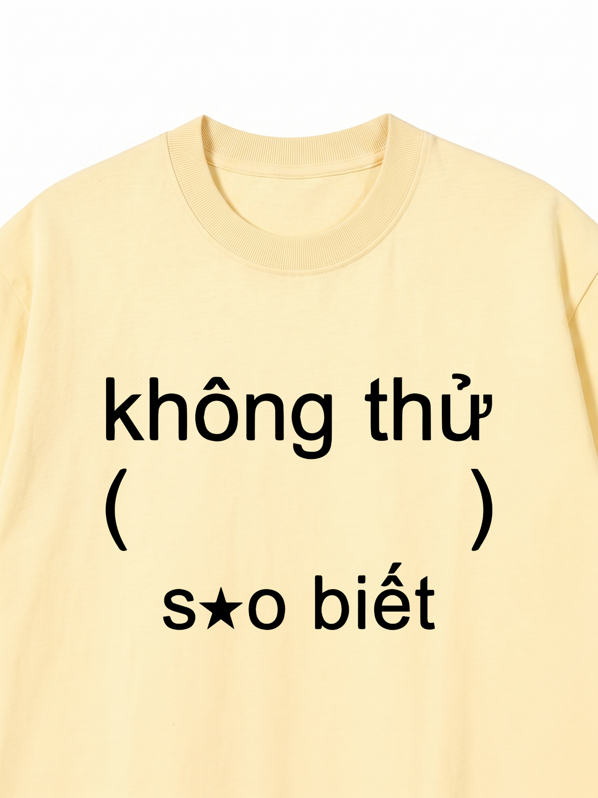Áo Thun Relaxed Fit Không Thử Sao Biết