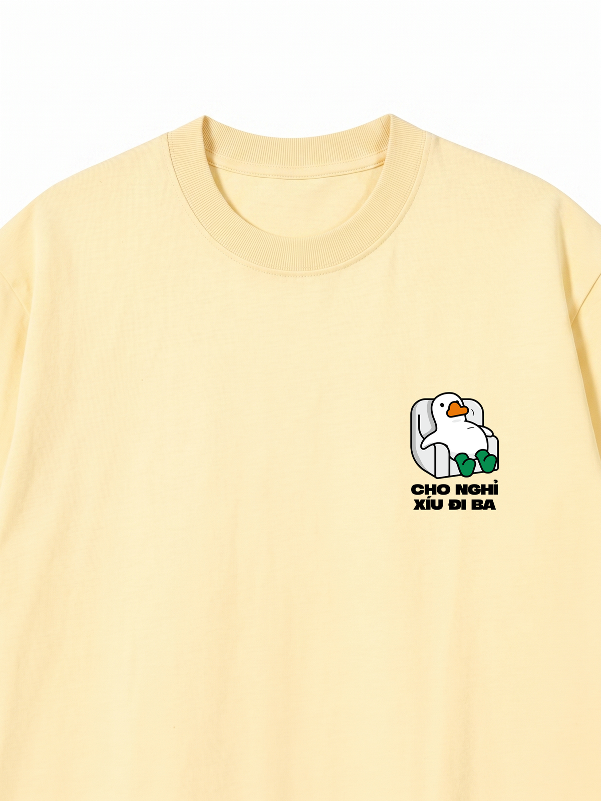 Áo Thun Relaxed Fit Cho Nghỉ Xíu Đi Ba