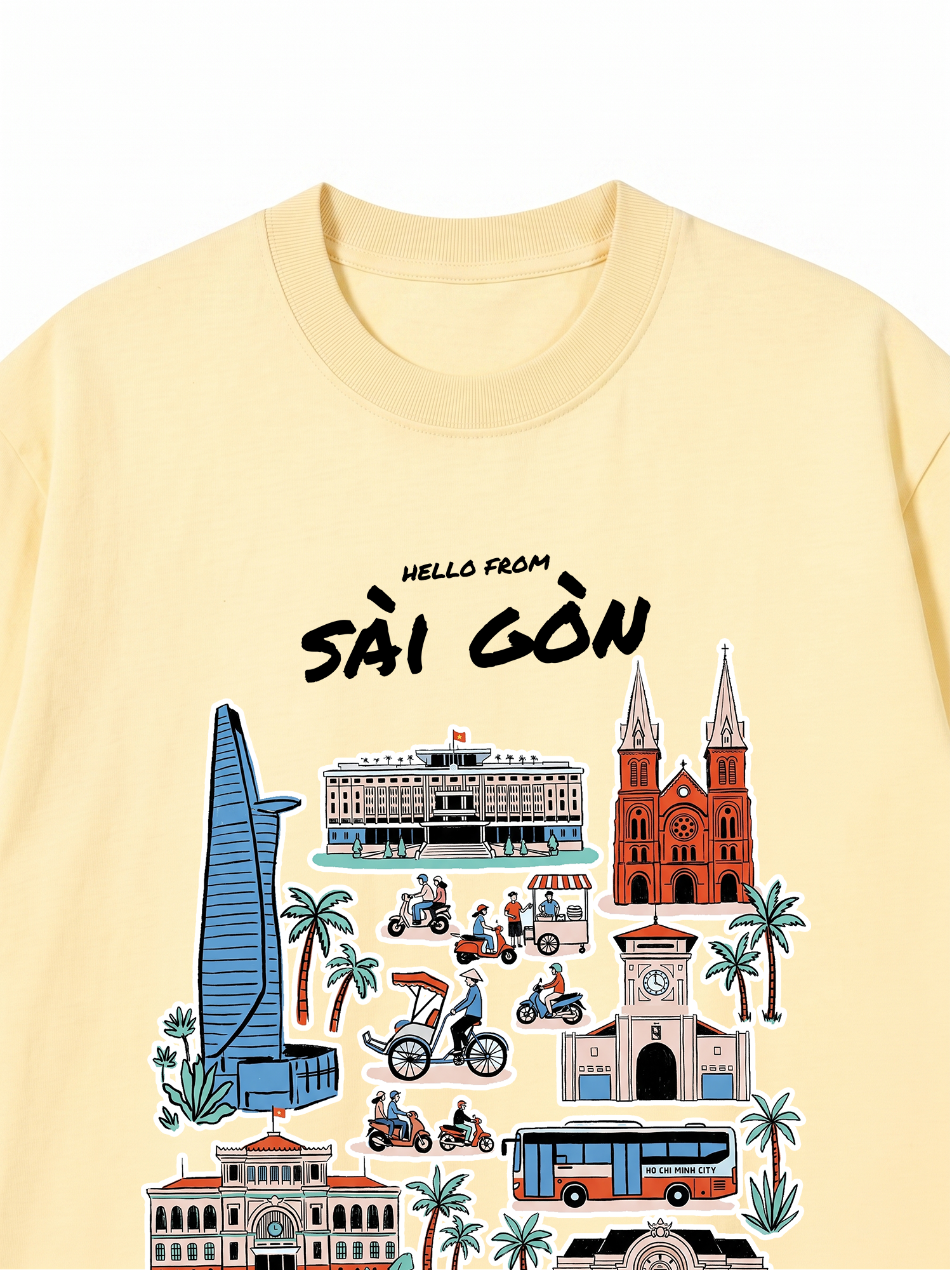 Áo Thun Relaxed Fit Hello From Sài Gòn