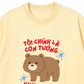 Áo Thun Relaxed Fit Con Tướng Chống Chịu