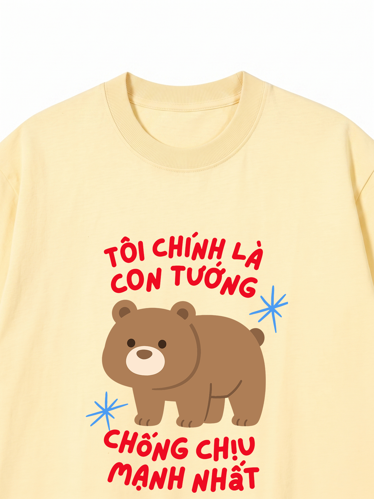 Áo Thun Relaxed Fit Con Tướng Chống Chịu