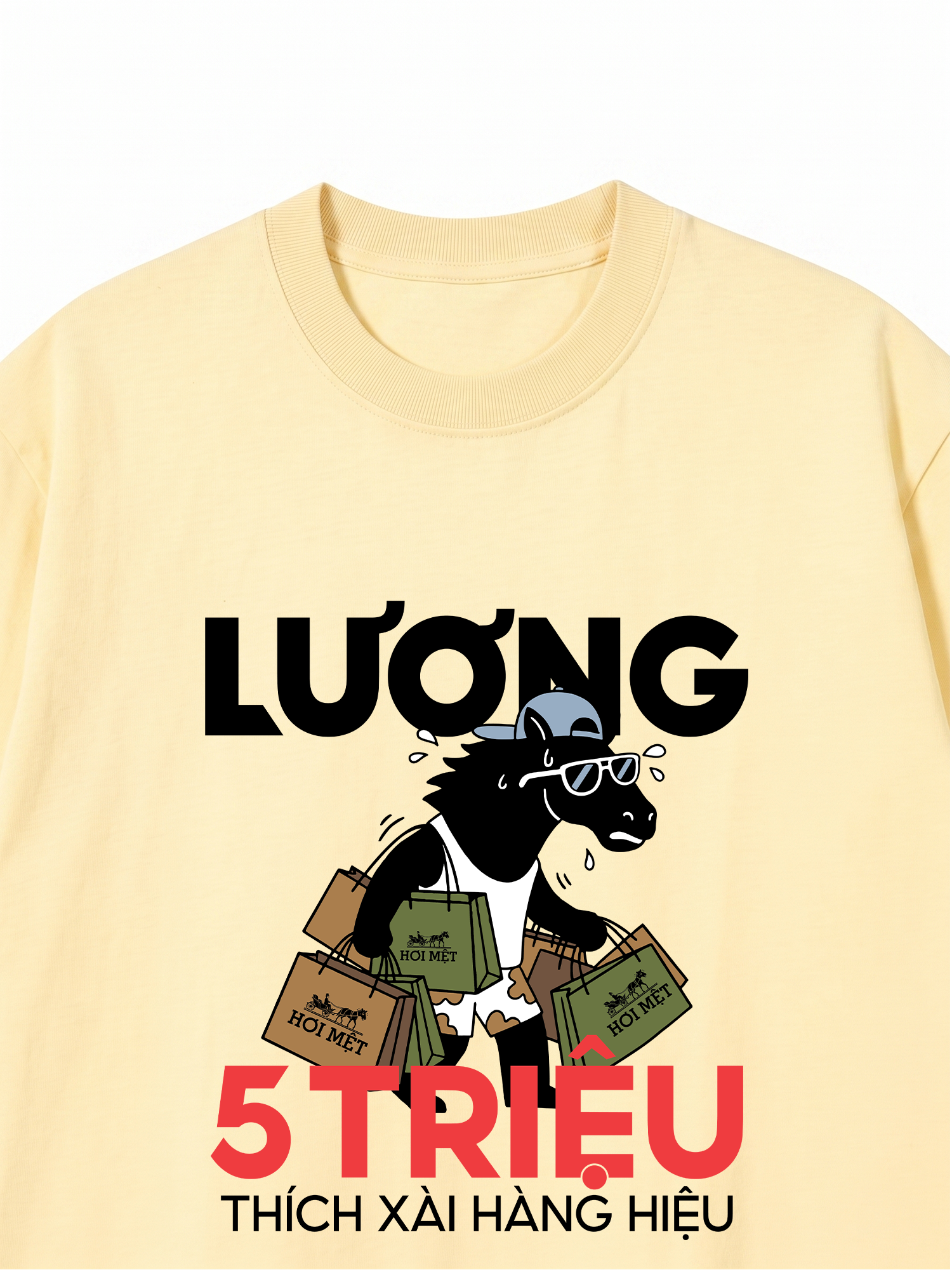 Áo Thun Relaxed Fit Thích Xài Hàng Hiệu