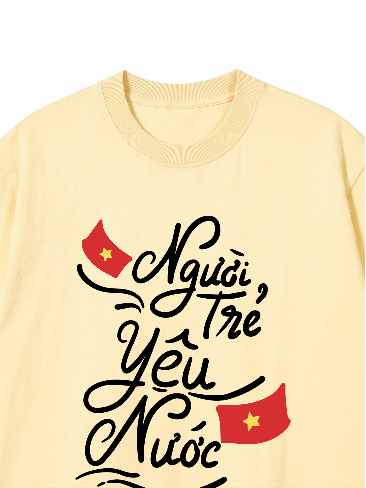 Áo Thun Relaxed Fit Người Trẻ Yêu Nước