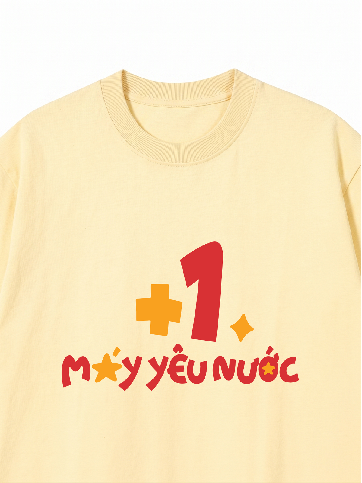 Áo Thun Relaxed Fit + 1 Máy Yêu Nước