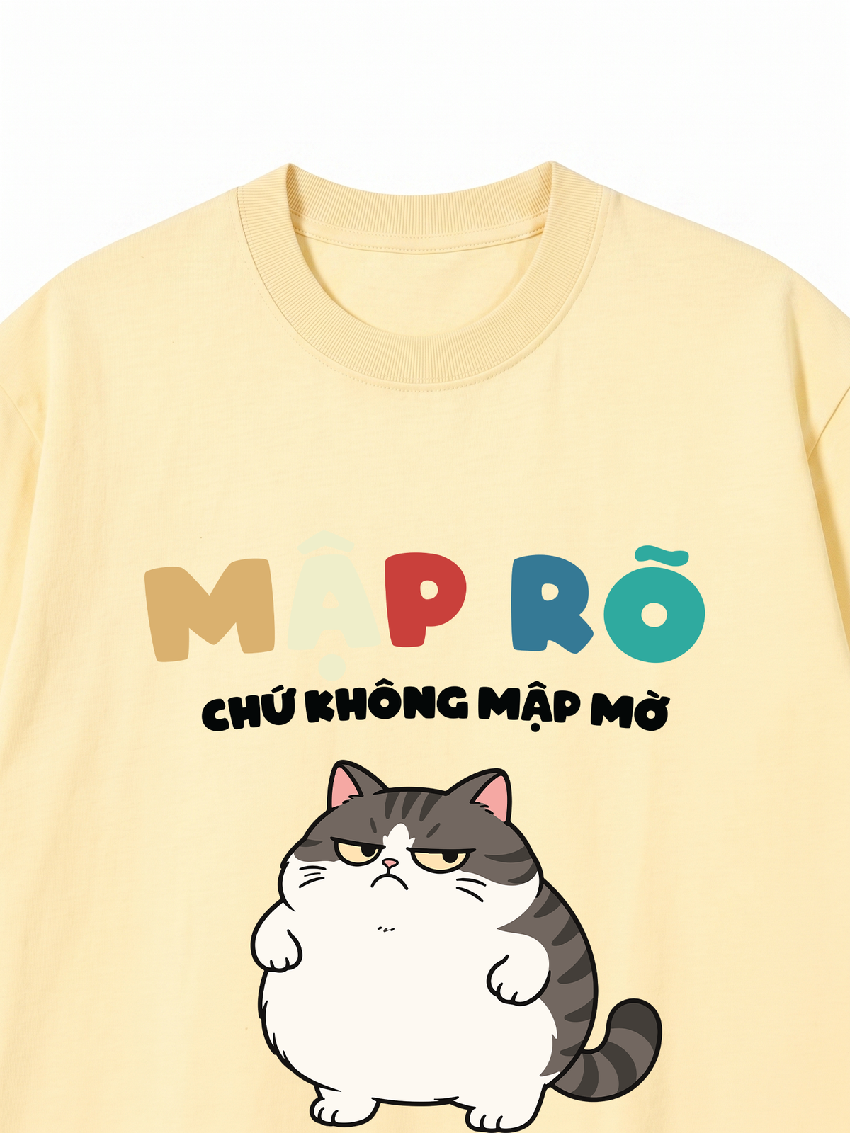 Áo Thun Relaxed Fit Mập Rõ