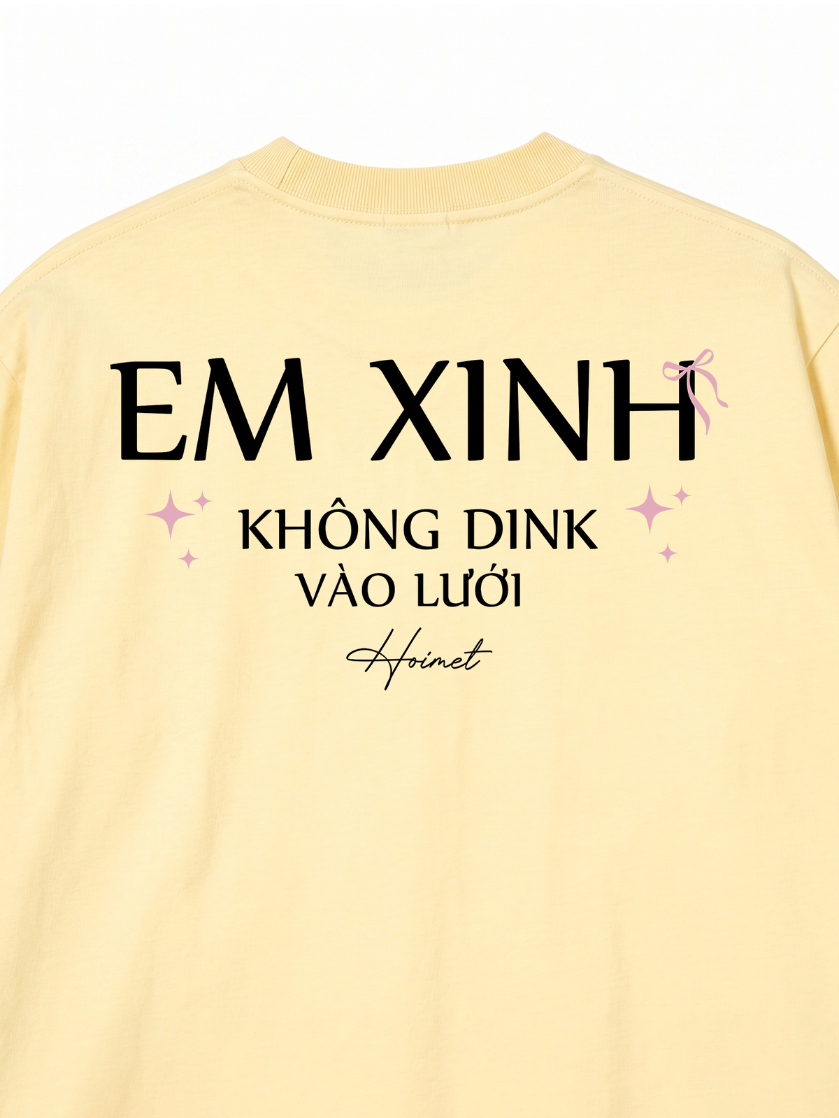 Áo Thun Relaxed Fit Không Dink Vào Lưới