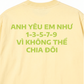 Áo Thun Relaxed Fit Yêu Em Như