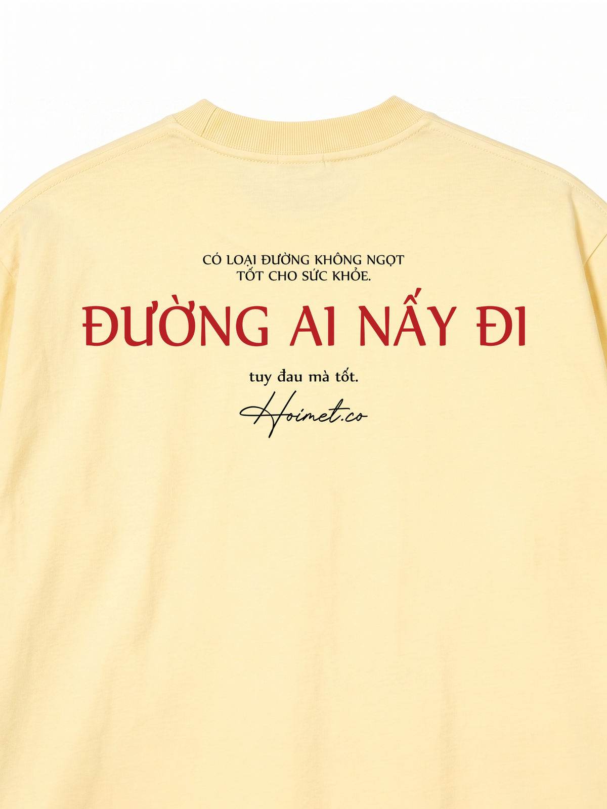 Áo Thun Relaxed Fit Đường Ai Nấy Đi