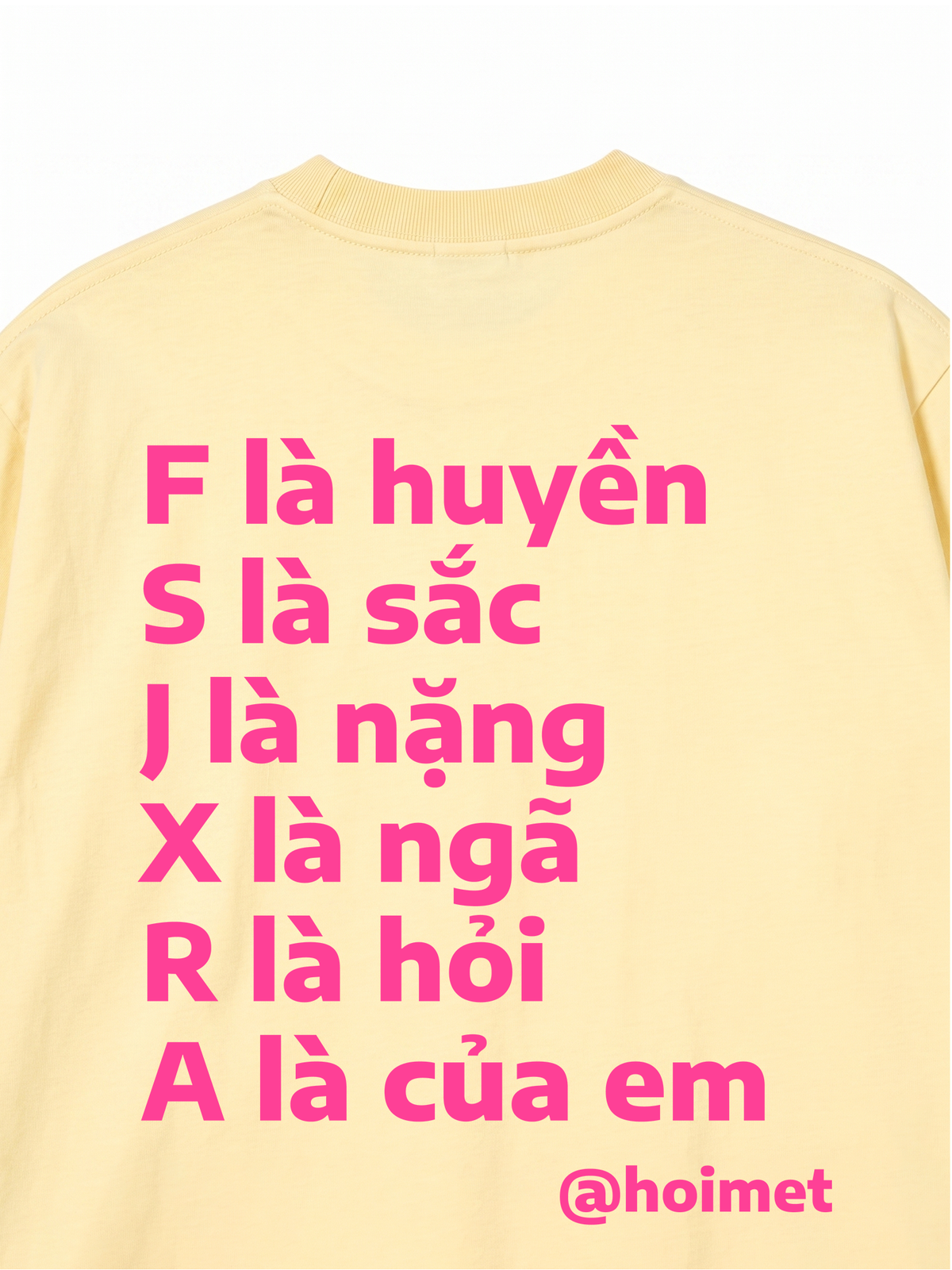Áo Thun Relaxed Fit A Là Của Em