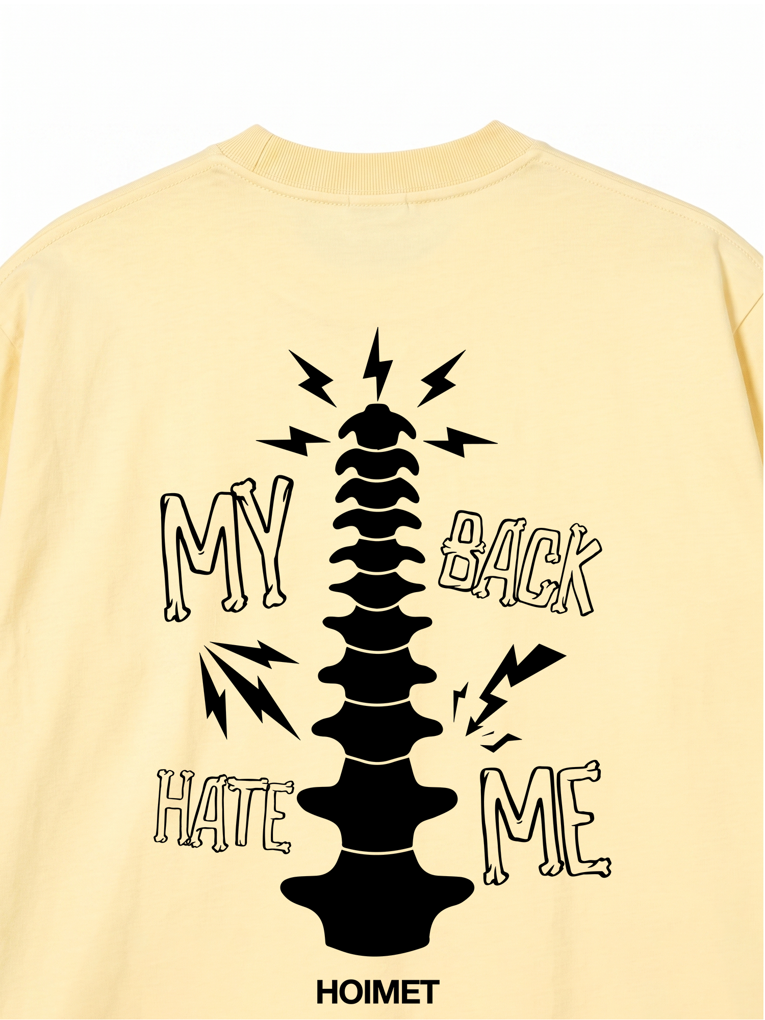 Áo Thun Relaxed Fit My Back Hate Me