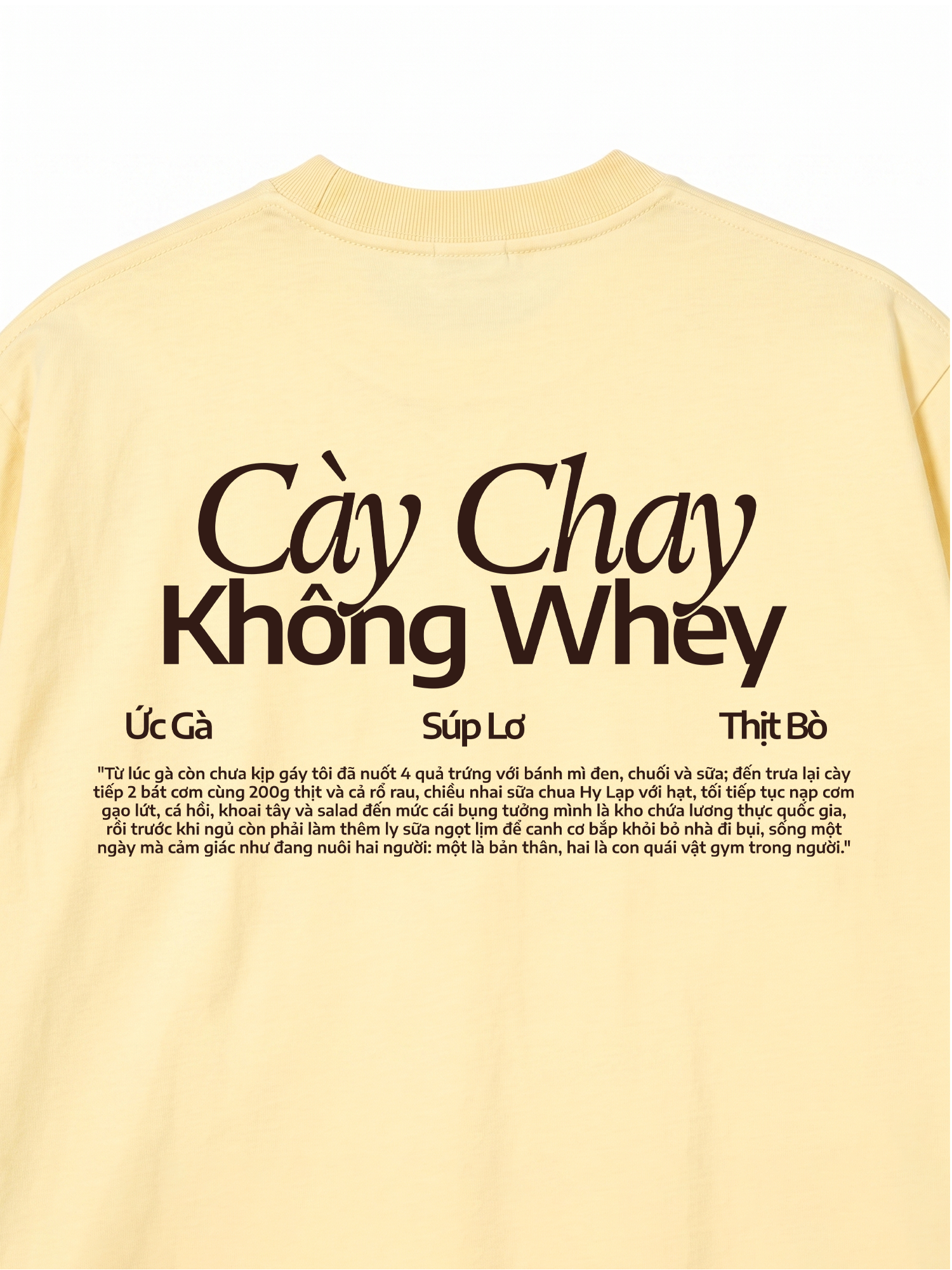 Áo Thun Relaxed Fit Cày Chay Không Whey