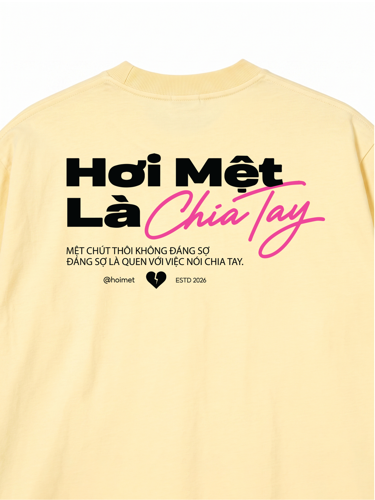 Áo Thun Relaxed Fit Hơi Mệt Là Chia Tay