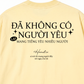Áo Thun Relaxed Fit Không Có Người Yêu