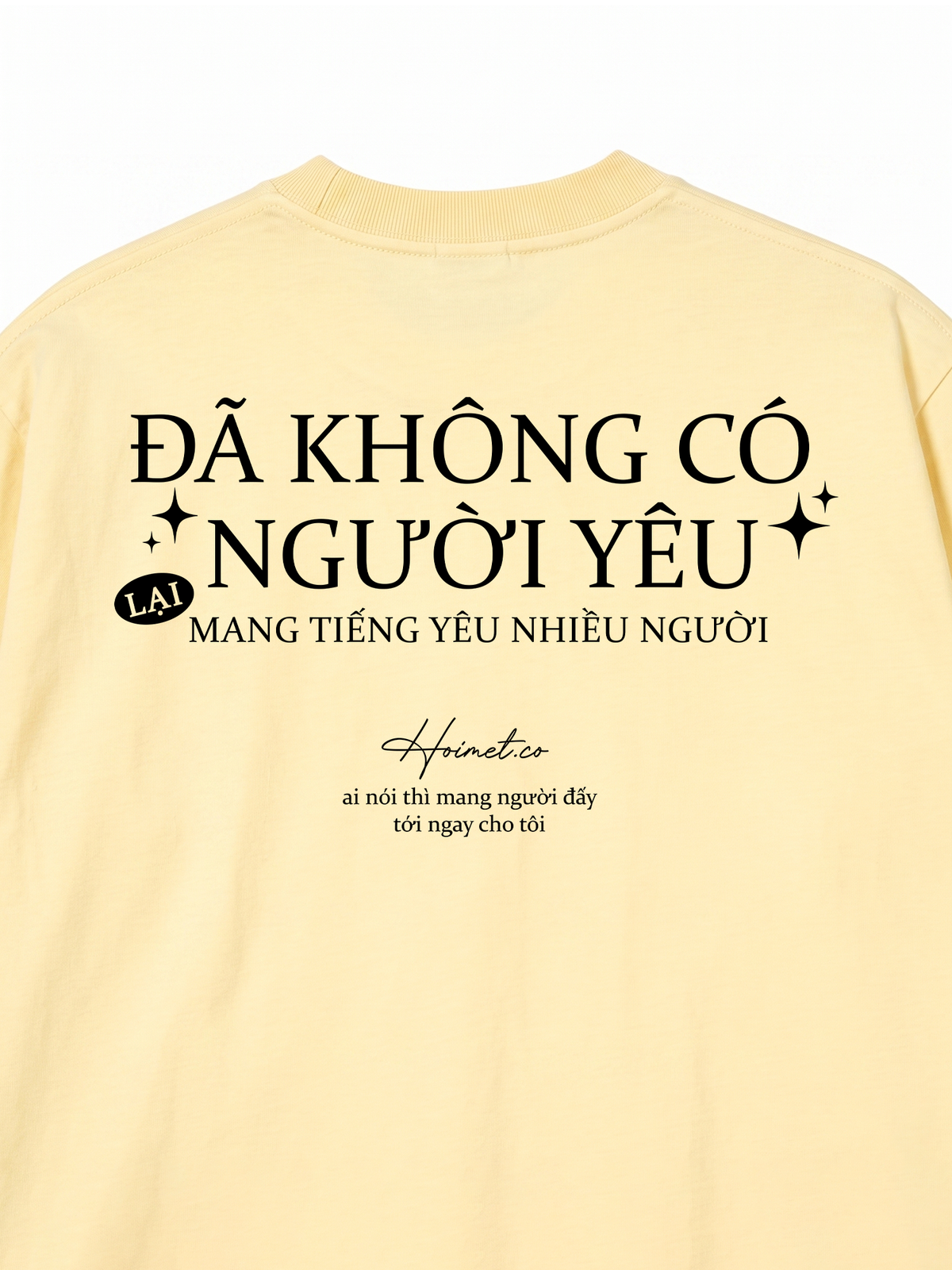 Áo Thun Relaxed Fit Không Có Người Yêu