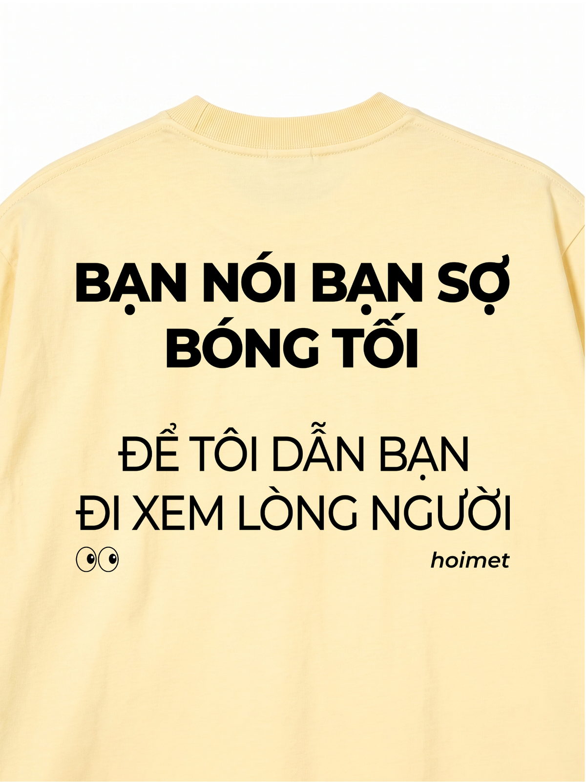 Áo Thun Relaxed Fit Bạn Nói Bạn Sợ Bóng Tối