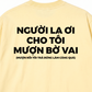 Áo Thun Relaxed Fit Mượn Bờ Vai