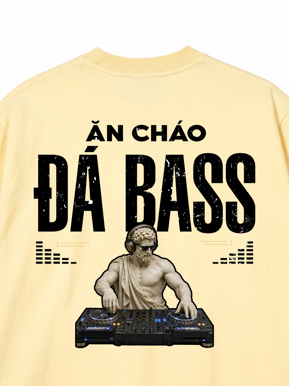Áo Thun Relaxed Fit Ăn Cháo Đá Bass