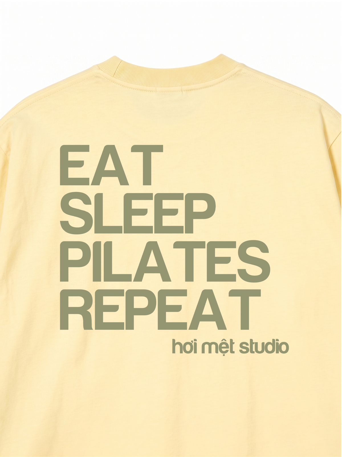 Áo Thun Relaxed Fit Eat Sleep Pilates Repeat