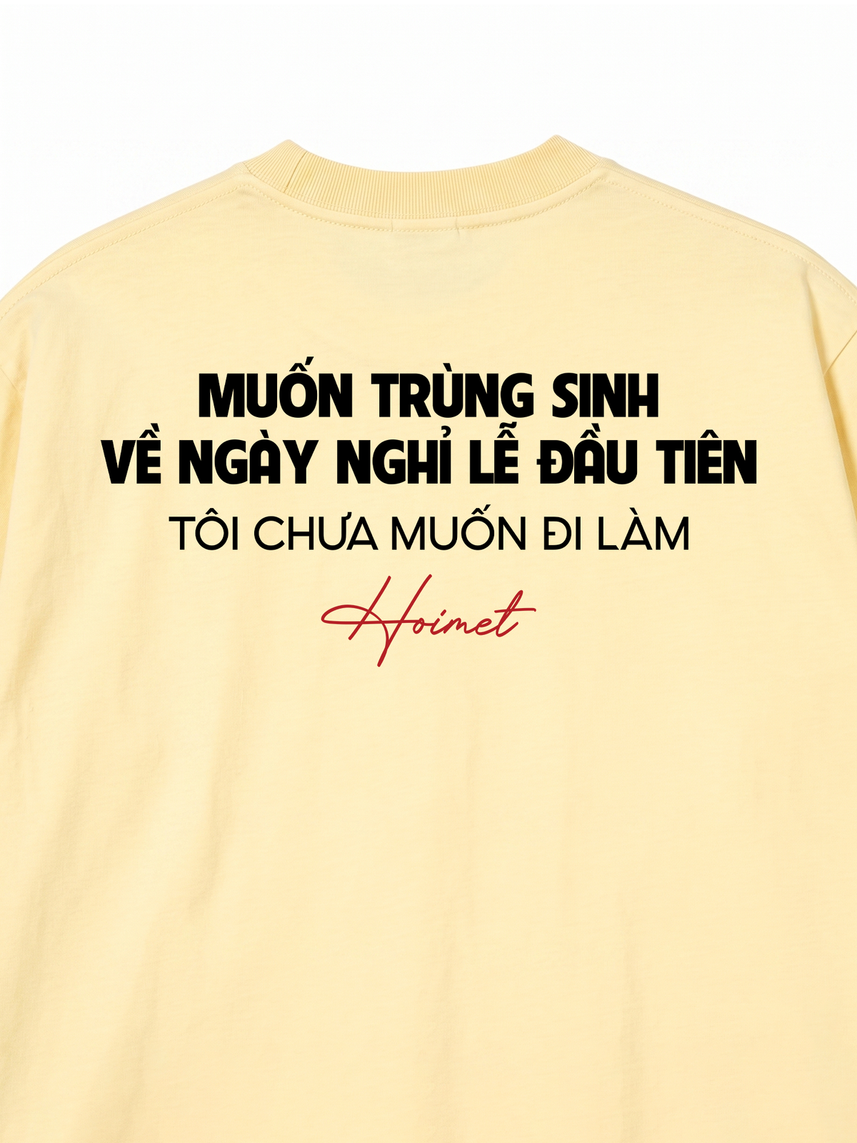 Áo Thun Relaxed Fit Không Muốn Làm