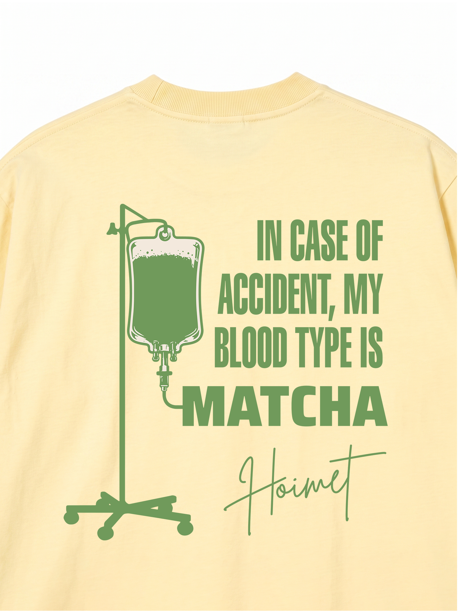 Áo Thun Relaxed Fit Blood Type Is Matcha