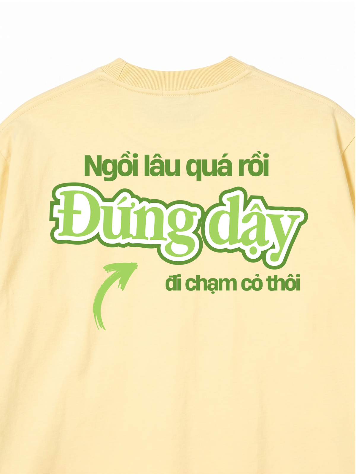 Áo Thun Relaxed Fit Đứng Dậy Chạm Cỏ