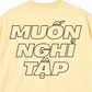 Áo Thun Relaxed Fit Muốn Nghỉ Tập Tạ