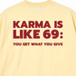 Áo Thun Relaxed Fit Karma Like 69