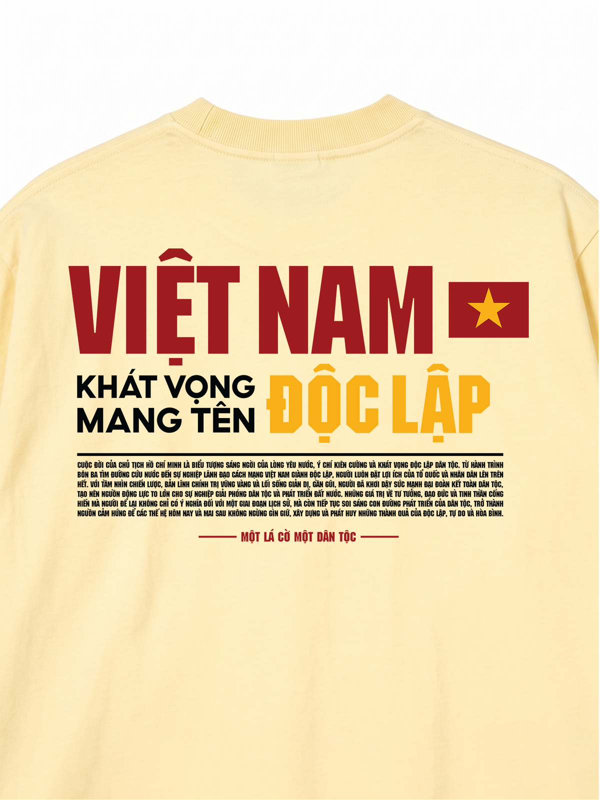 Áo Thun Relaxed Fit Việt Nam Độc Lập
